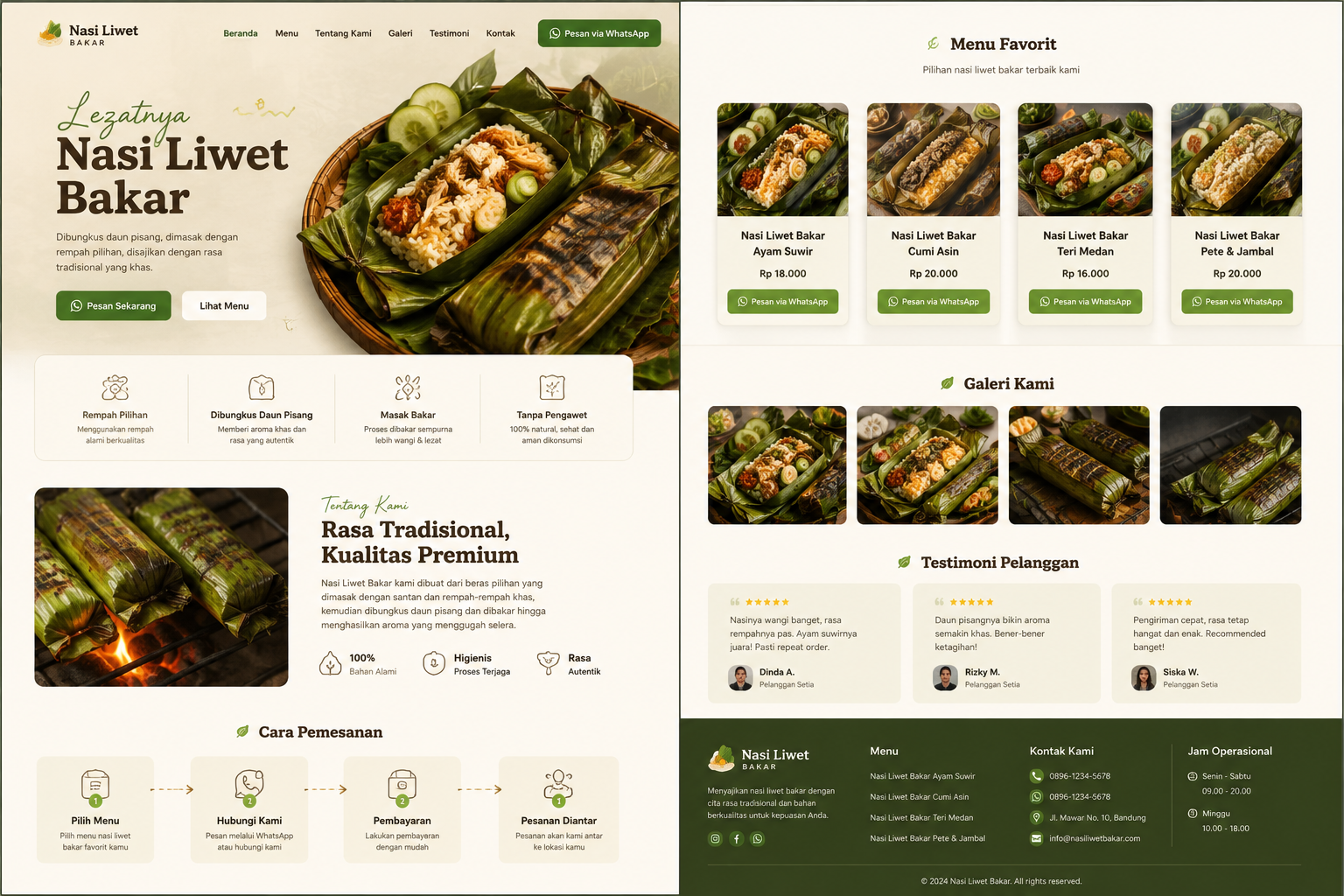 Website UMKM Kuliner
